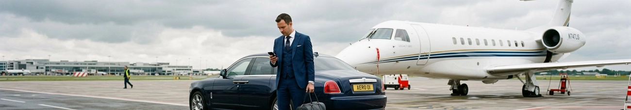 millionaire near passenger jet