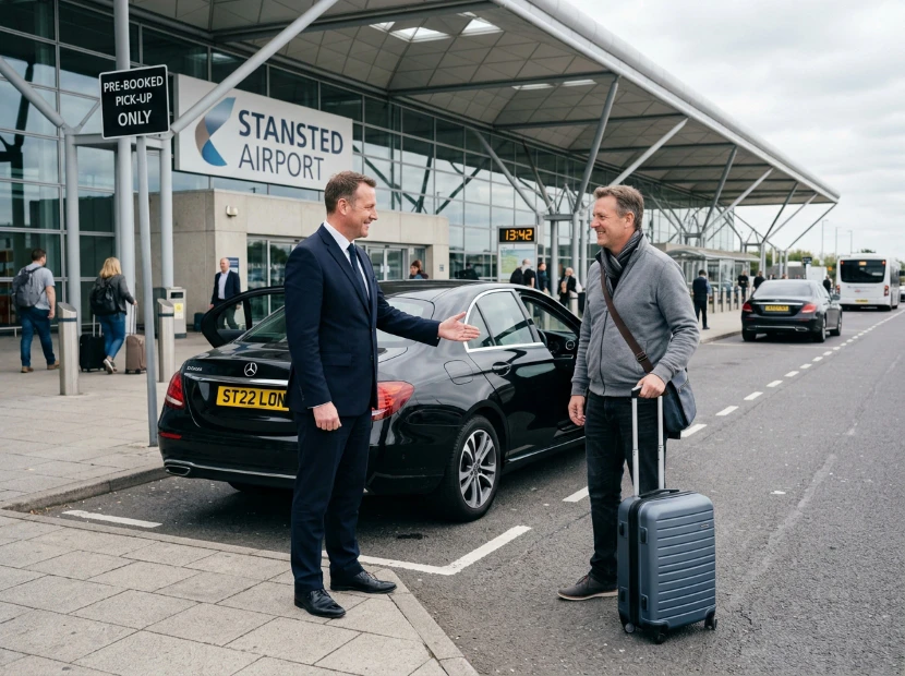 passengers at stansted airport